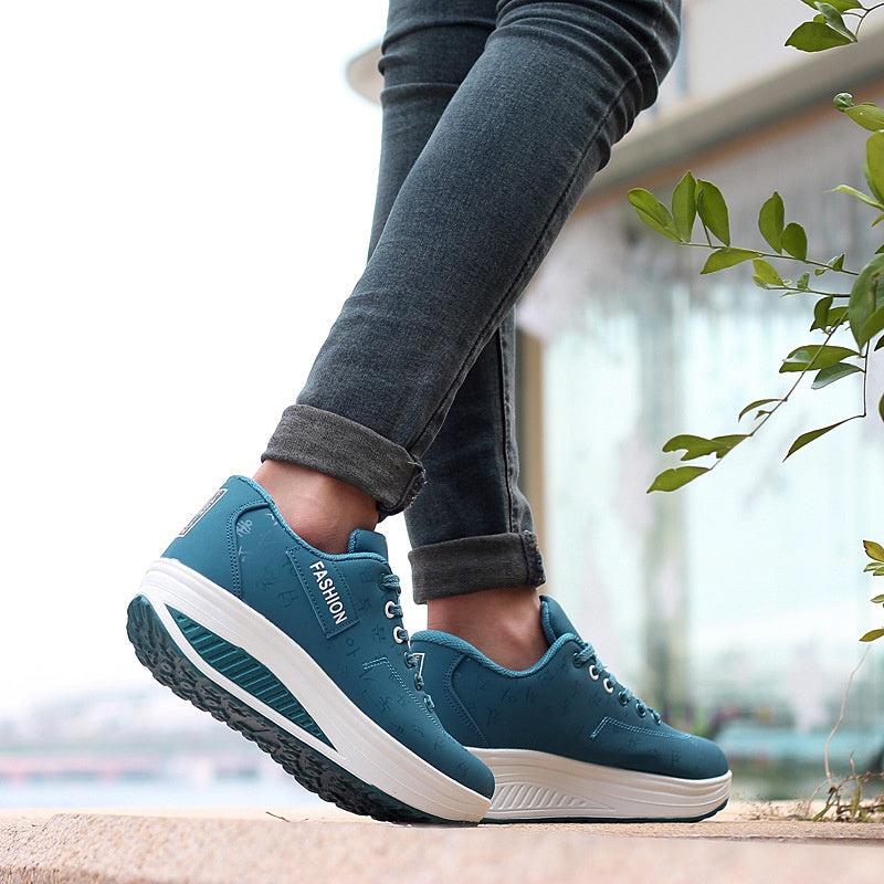 🔥Women's Casual Fashion Breathable Thick Sole Sneakers