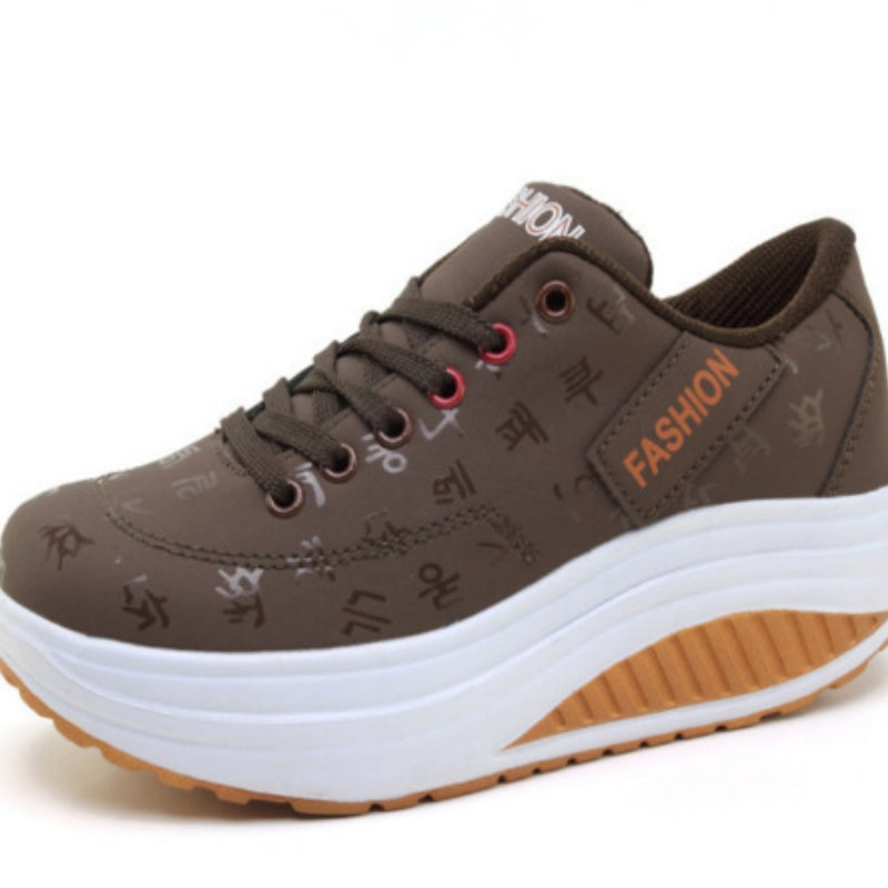 🔥Women's Casual Fashion Breathable Thick Sole Sneakers