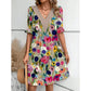💕Women’s V-Neck Flowy Mini Dress