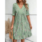 💕Women’s V-Neck Flowy Mini Dress