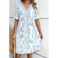 💕Women’s V-Neck Flowy Mini Dress