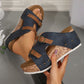 🔥LAST DAY PROMOTION - 50%OFF🔥Cutout Platform Wedge Sandals