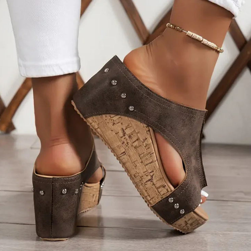 💐50% OFF ! Orthopedic Wedge Sandals – Arch Support & All-Day Comfort 🌸👣