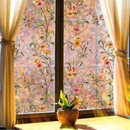 👍️🍃 Static Patterned Window Sticker