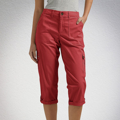 ⏳Time-Limited Special⏰Women's High Elasticity Multi-pocket Casual Shorts