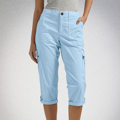 ⏳Time-Limited Special⏰Women's High Elasticity Multi-pocket Casual Shorts