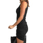 🌸Women's Sleeveless Round-Neck Ruched Short Dress