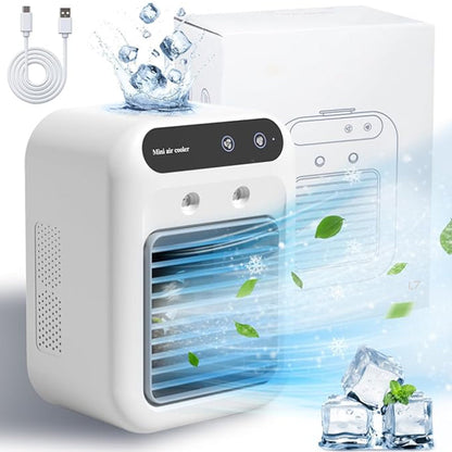 🔥Mini Portable Air Conditioner with Cooling and Humidification Function