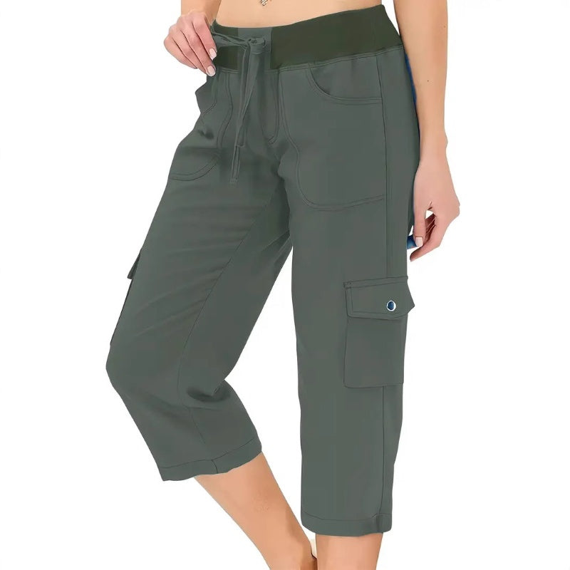 💐50% OFF ! Streetwear Capri Cargo Pants – Multi-Pocket & Urban Style 🌆🔥【Flash Sale】