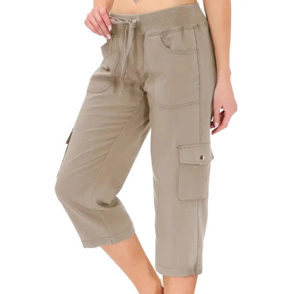 💐50% OFF ! Streetwear Capri Cargo Pants – Multi-Pocket & Urban Style 🌆🔥【Flash Sale】