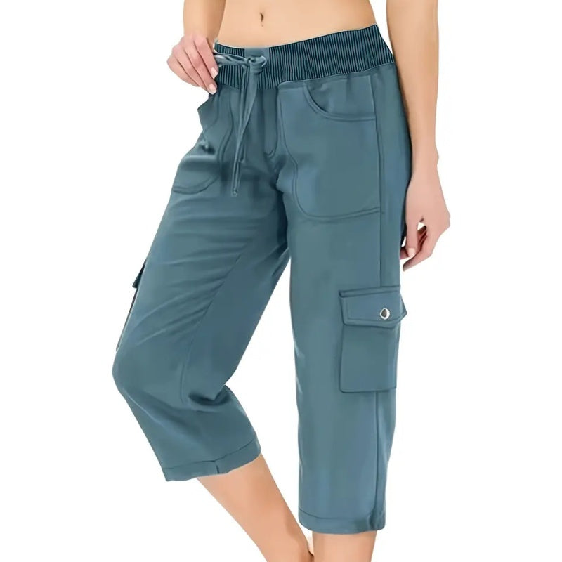 💐50% OFF ! Streetwear Capri Cargo Pants – Multi-Pocket & Urban Style 🌆🔥【Flash Sale】