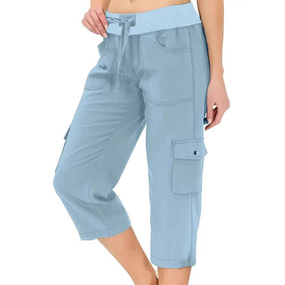 💐50% OFF ! Streetwear Capri Cargo Pants – Multi-Pocket & Urban Style 🌆🔥【Flash Sale】