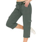 💐50% OFF ! Streetwear Capri Cargo Pants – Multi-Pocket & Urban Style 🌆🔥【Flash Sale】