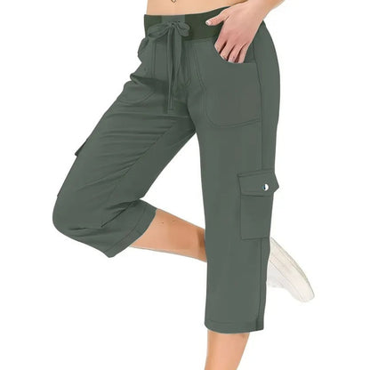 💐50% OFF ! Streetwear Capri Cargo Pants – Multi-Pocket & Urban Style 🌆🔥【Flash Sale】