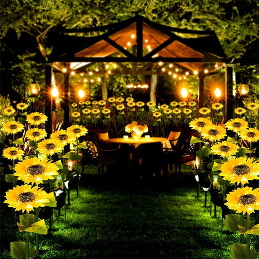 📢📢50% OFF !! ⏰ Sunflower Solar Lights – Auto On/Off, 14H Glow, IP65 Waterproof ☀️