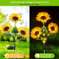 📢📢50% OFF !! ⏰ Sunflower Solar Lights – Auto On/Off, 14H Glow, IP65 Waterproof ☀️