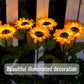📢📢50% OFF !! ⏰ Sunflower Solar Lights – Auto On/Off, 14H Glow, IP65 Waterproof ☀️