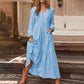 Women's Casual Versatile Loose V-Neck Dresses