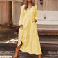 Women's Casual Versatile Loose V-Neck Dresses