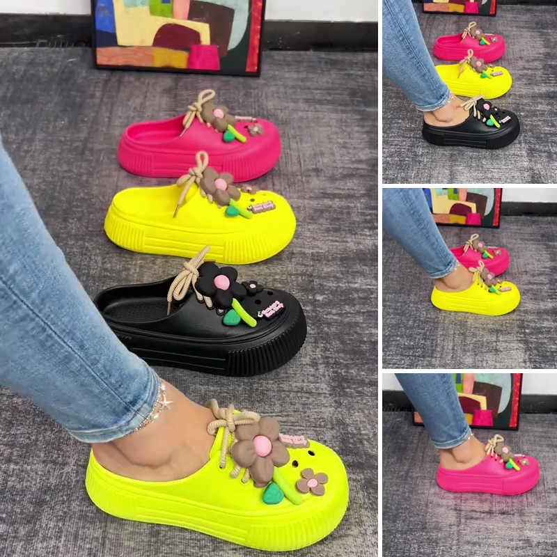 💖50% OFF🌈Women’s Breathable Slippers with Flower Decoration🌴