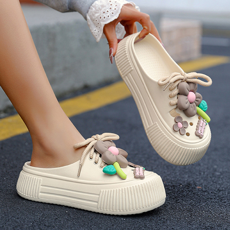 💖50% OFF🌈Women’s Breathable Slippers with Flower Decoration🌴