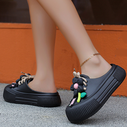 💖50% OFF🌈Women’s Breathable Slippers with Flower Decoration🌴
