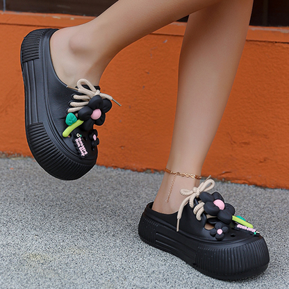 💖50% OFF🌈Women’s Breathable Slippers with Flower Decoration🌴
