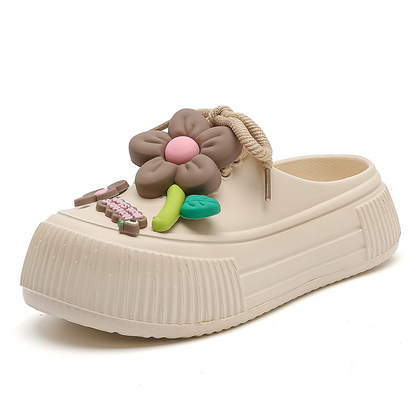 💖50% OFF🌈Women’s Breathable Slippers with Flower Decoration🌴