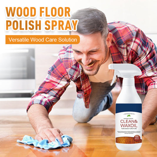 ✨Limited Time 50% Off - Wood Floor Cleaning and Polishing Spray