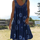 ⏰Women Summer O-Neck Sleeveless Print Dress