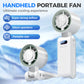 ❄️💨 Handheld Cooling Fan with Ice Mist – 3-speed settings, mist cooling✅