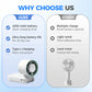 ❄️💨 Handheld Cooling Fan with Ice Mist – 3-speed settings, mist cooling✅