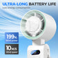 ❄️💨 Handheld Cooling Fan with Ice Mist – 3-speed settings, mist cooling✅