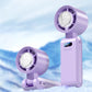 ❄️💨 Handheld Cooling Fan with Ice Mist – 3-speed settings, mist cooling✅