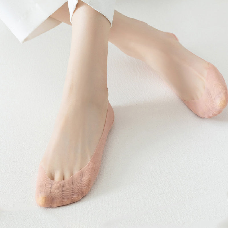 🌴Summer Specials🌴Women's Ultra-Invisible Sheer Mesh Low-Cut Boat Socks