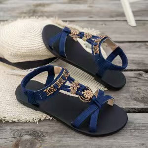 👡✨Women's Round Toe Flat Breathable Sandals