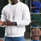 Long-sleeved round neck sweater