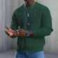 Long-sleeved round neck sweater