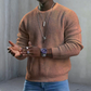 Long-sleeved round neck sweater