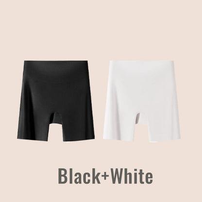 🏆Women High-waist Ice Silk Underwear with Tummy-control Hip-lifting👑Suitable for all seasons🌿