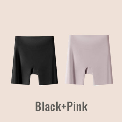 🏆Women High-waist Ice Silk Underwear with Tummy-control Hip-lifting👑Suitable for all seasons🌿