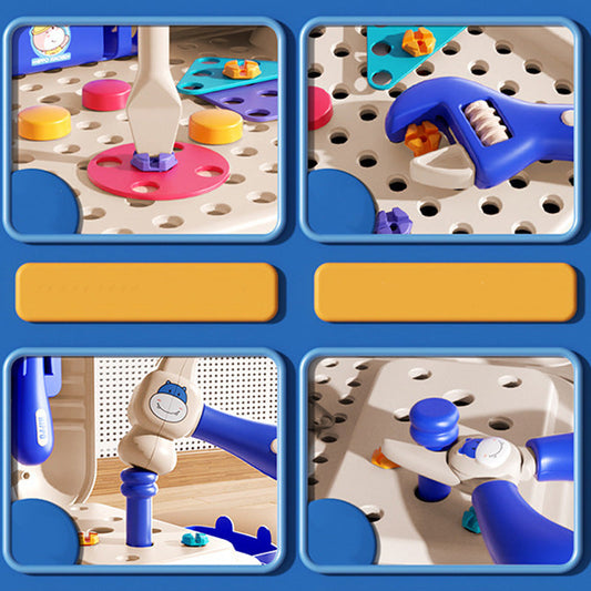 ✨【60-Piece Kids Pretend Repair Tool Set】✨ -🧠🚀Ignite the creativity of budding builders!