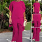 📢📢Big Sale Now On!⏰Charming Irregular Top & Wide Leg Pants Set