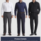 Fliwos Men's TriProof Stretch Iron-free Shirts