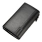 Men's Large Capacity Zippered Clutch Wallet