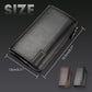 Men's Large Capacity Zippered Clutch Wallet