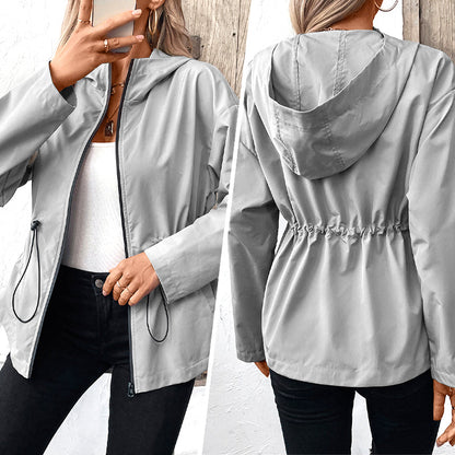 🔥Women's Outdoor Waterproof Hooded Jacket – Rain, Wind & Cold, All Covered