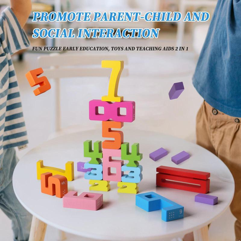 🎁🔥Montessori-Inspired Wooden Number Blocks – Unlock Your Child’s Potential!