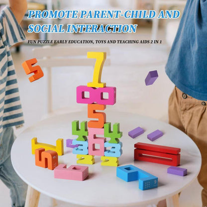 🎁🔥Montessori-Inspired Wooden Number Blocks – Unlock Your Child’s Potential!