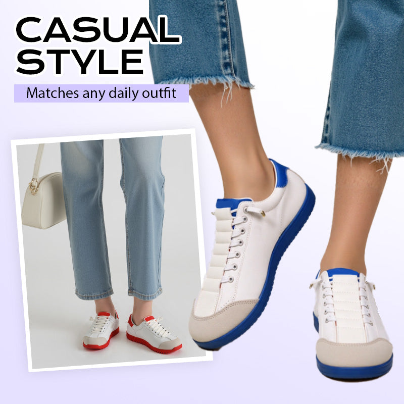 Wide Toe Casual Sneakers